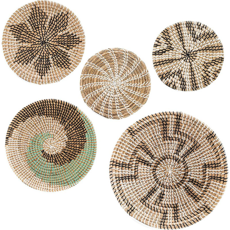 Dakota Fields 5 Piece Wicker Wall Décor Set Wayfair